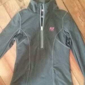 Abercrombie and Fitch 1/2 zip track jacket